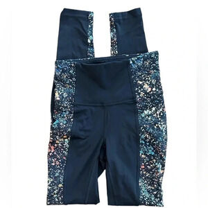 Lululemon Leggings Size 2 Floral Performance Full Length Comfort Athleisure